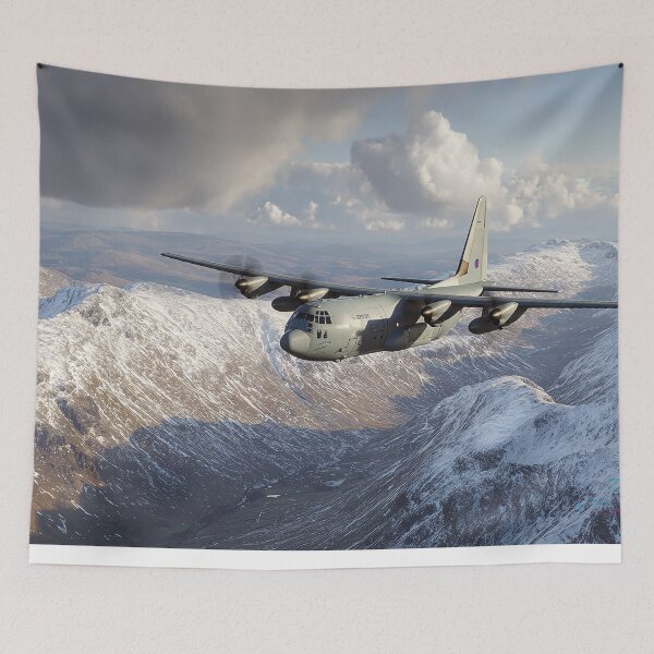 Item preview, Hercules Over the Snow Swept Valleys designed and sold by Skyframe Aviation.