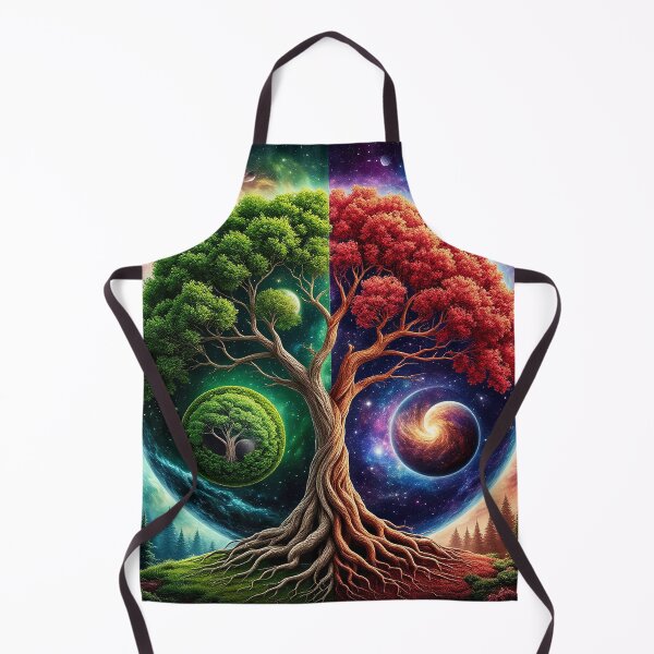 Item preview, Cosmic Tree Yin Yang – Life Balance Nature and Universe designed and sold by AmetistLight.