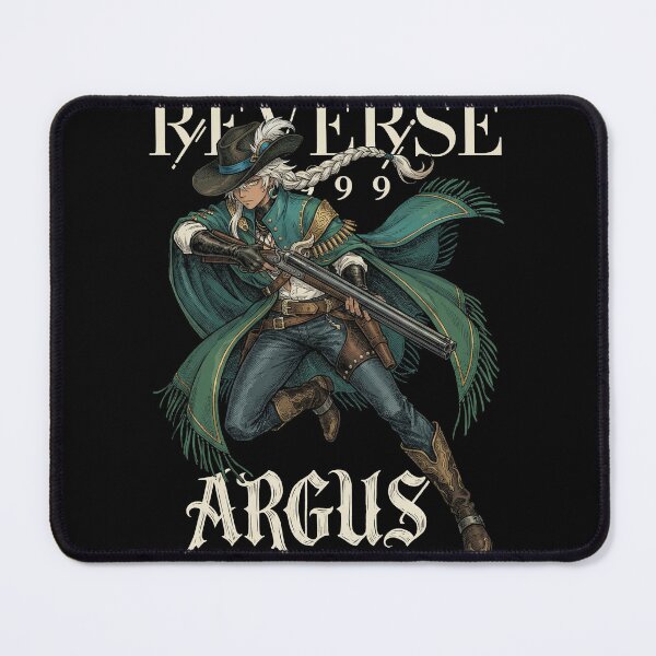 Item preview, Argus Reverse 1999 T-Shirt | R1999 Bounty Hunter Plant Arcanist Hoodie | Route 77 Cowboy Hat Blonde Heterochromia Mercenary Gaming Merch Sticker designed and sold by Senpaiwaves.