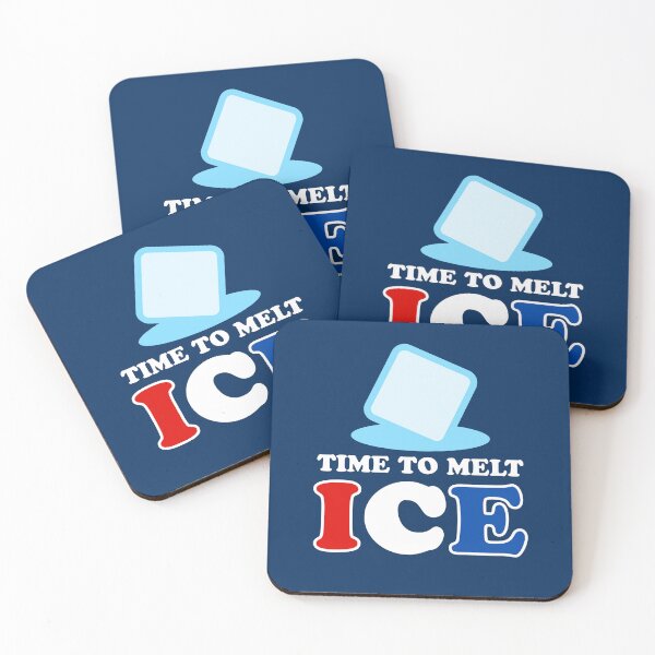Item preview, Time To Melt ICE - Funny Protest Message designed and sold by Shape Snip Studio.