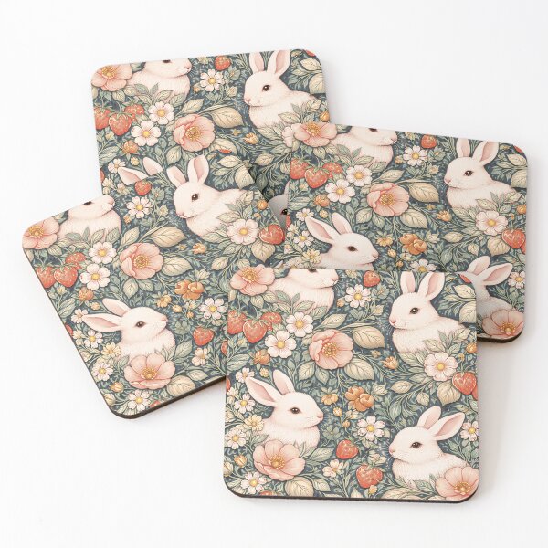 Item preview, Bunny and Camelia Tessellation designed and sold by TenderPawStudio.