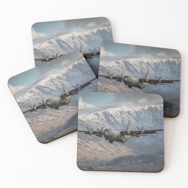 Item preview, C 130 Over the Ice Dusted Hills designed and sold by Skyframe Aviation.
