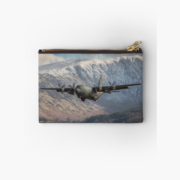 Item preview, C 130 Over the Ice Dusted Hills designed and sold by Skyframe Aviation.