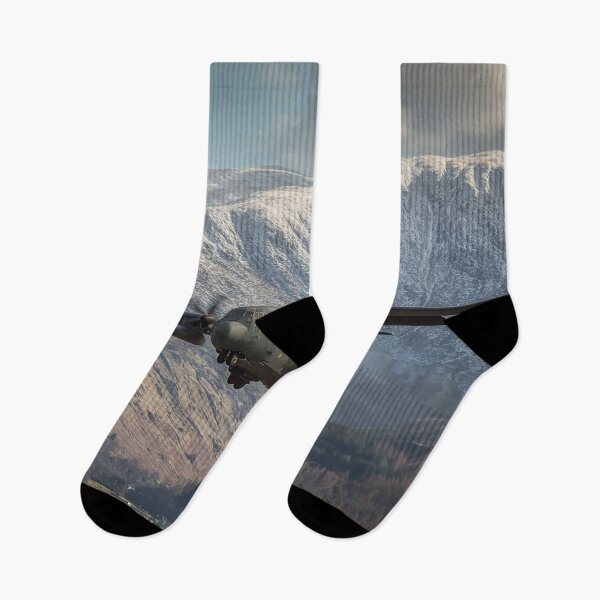 Item preview, C 130 Over the Ice Dusted Hills designed and sold by Skyframe Aviation.