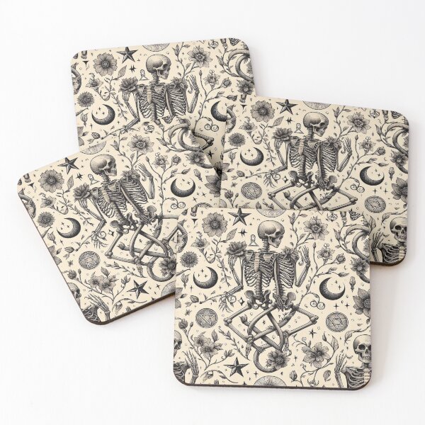 Item preview, Garden Skeleton Pattern designed and sold by Roberta Calabrese.