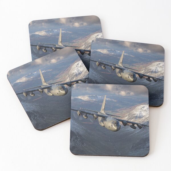 Item preview, C 130 Over the Silent Snowfields designed and sold by Skyframe Aviation.