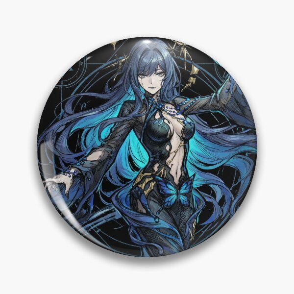 Item preview, Arcana Reverse 1999 T-Shirt | R1999 Manus Vindictae Leader Hoodie | Guiding One Dark Blue Hair Yellow Eyes Skewer Wand Villain Gaming Merch Sticker designed and sold by Senpaiwaves.