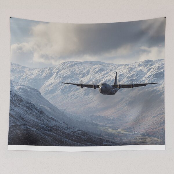 Item preview, Hercules Over the Frost Crusted Landscape designed and sold by Skyframe Aviation.