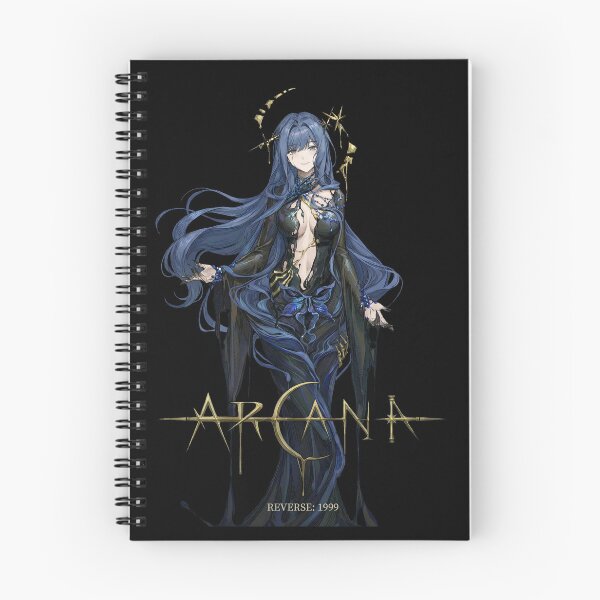 Item preview, Arcana Reverse 1999 T-Shirt | R1999 Manus Vindictae Leader Hoodie | Guiding One Dark Blue Hair Yellow Eyes Skewer Wand Villain Gaming Merch Sticker designed and sold by Senpaiwaves.