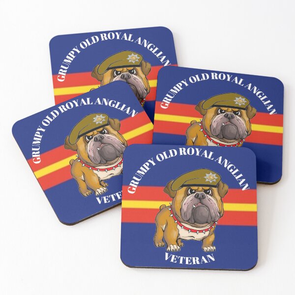 Item preview, Grumpy Old Royal Anglian Regiment Veteran designed and sold by Bootneckstore.