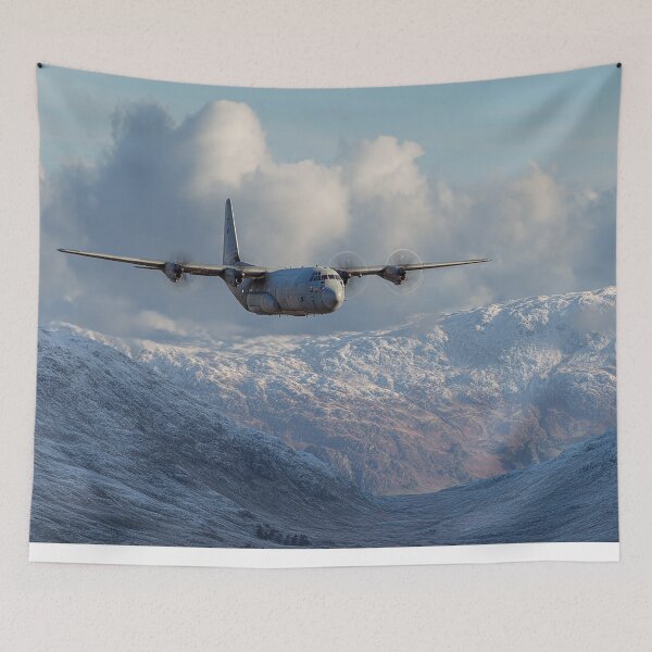 Item preview, C 130 Against a Pale Winter Sky designed and sold by Skyframe Aviation.