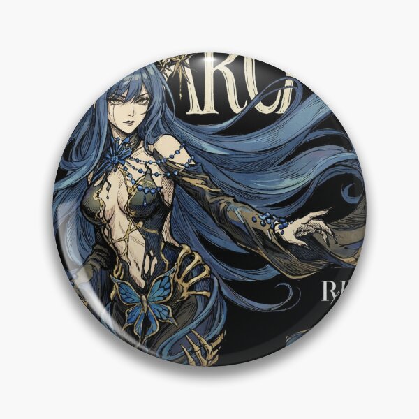 Item preview, Arcana Reverse 1999 T-Shirt | R1999 Manus Vindictae Leader Hoodie | Guiding One Dark Blue Hair Yellow Eyes Skewer Wand Villain Gaming Merch Sticker designed and sold by Senpaiwaves.