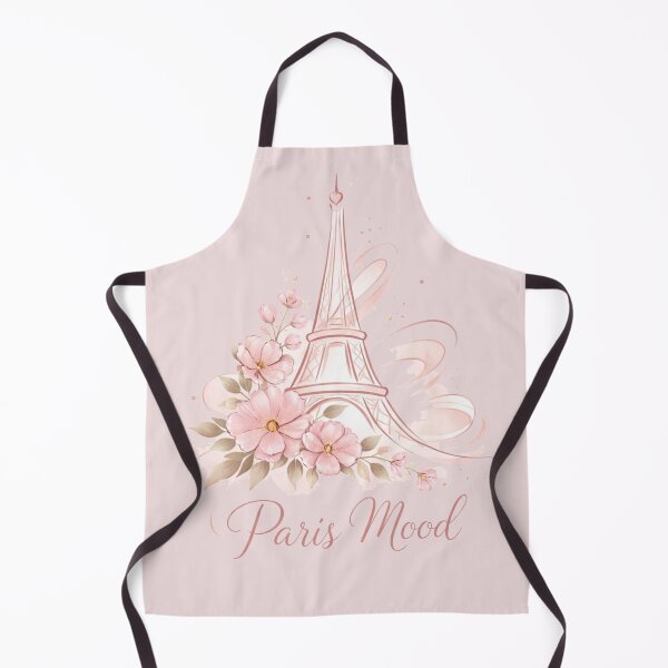 Item preview, Paris Mood T-Shirt | Floral Eiffel Tower Cute Aesthetic Tee designed and sold by KDesignCrafts.