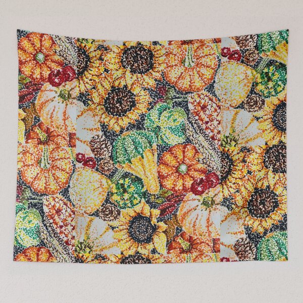 Item preview, Autumn Pumpkins and Sunflowers designed and sold by km83.