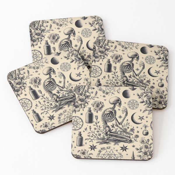 Item preview, Garden Skeleton Pattern designed and sold by Roberta Calabrese.