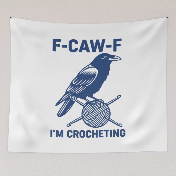Item preview, Funny Crochet Lover F-CAW-F Im Crocheting designed and sold by LuminOrb.