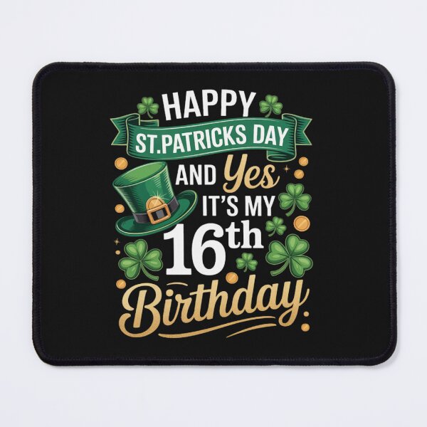 Item preview, 16 Years Old St Patricks Day Its My 16th Birthday Kids Irish designed and sold by JenniferHoust64.