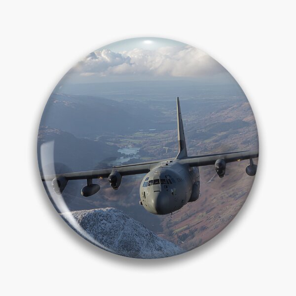 Item preview, Hercules Gliding Past Winter Peaks designed and sold by Skyframe Aviation.