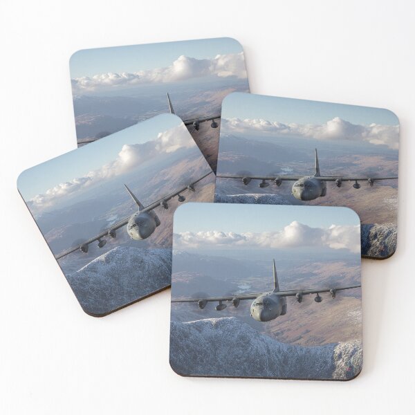 Item preview, Hercules Gliding Past Winter Peaks designed and sold by Skyframe Aviation.