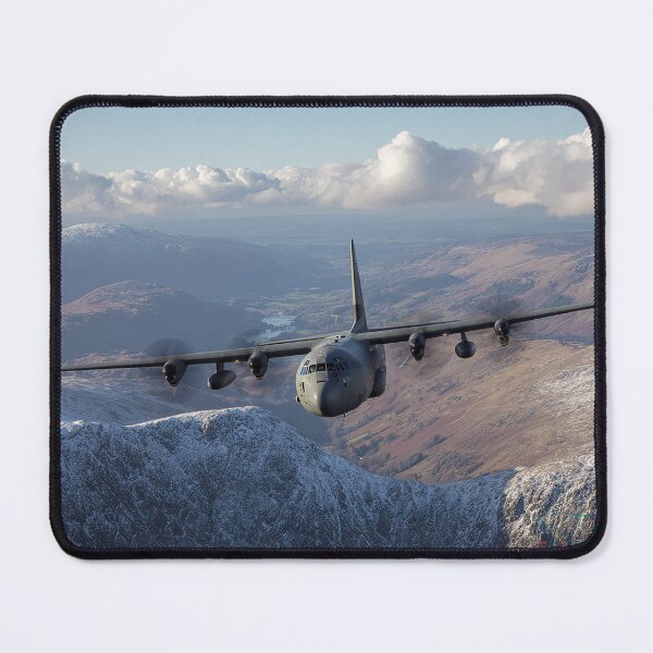 Item preview, Hercules Gliding Past Winter Peaks designed and sold by Skyframe Aviation.