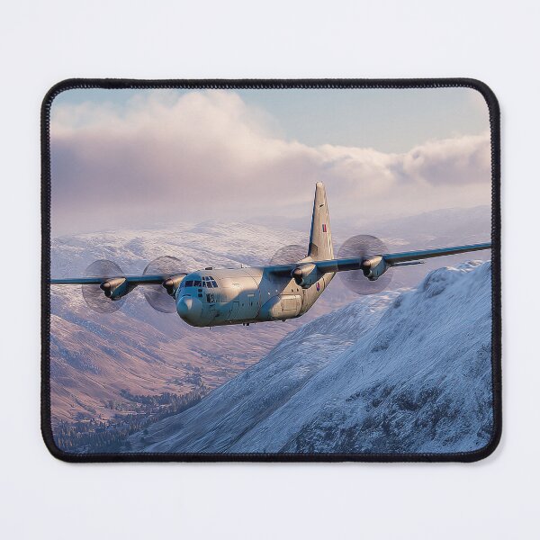 Item preview, Snowfall Beneath the Hercules Wings designed and sold by Skyframe Aviation.