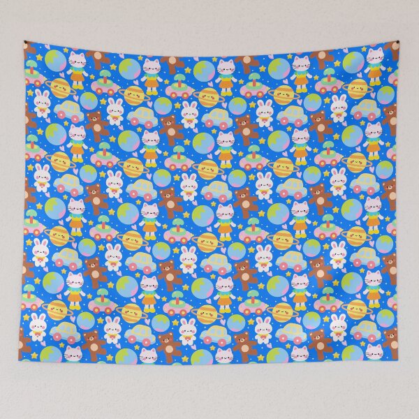 Item preview, Floating Toy Galaxy Seamless  designed and sold by KJackArtwork.
