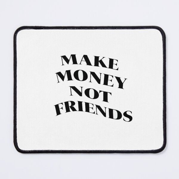 Item preview, Bold Hustler Design – Make Money Not Friends | Minimalist Typography for Entrepreneurs & Rebels designed and sold by Bright Nest Studio.