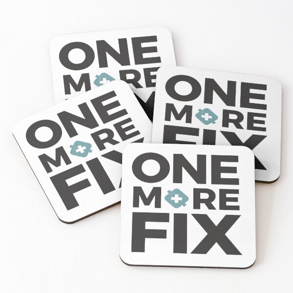 Item preview, One More Fix – Programmer Struggle Coding Humor Design designed and sold by RMTrendy.