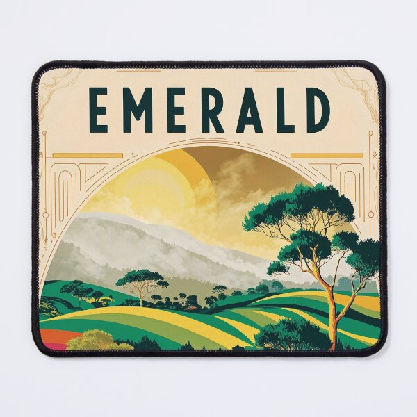 Item preview, Emerald Australia Vintage Travel Tourism designed and sold by TravelersGems.