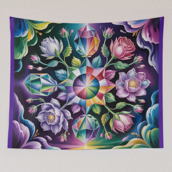 Item preview, Мandala composed of ethereal flowers.  designed and sold by Lilashakti ⭐️ ⭐️ ⭐️ ⭐️ ⭐️.