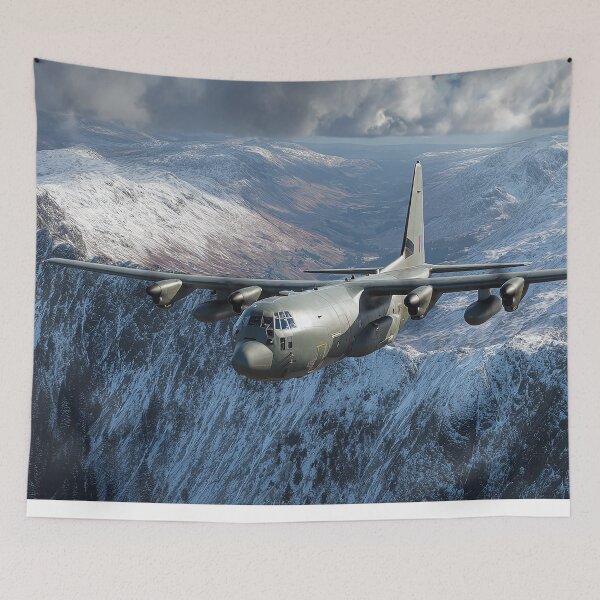 Item preview, Yorkshire Dales Under a Winter Flyover designed and sold by Skyframe Aviation.