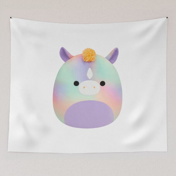 Item preview, Ares the Rainbow Mystical Horse Kawaii Plush Art designed and sold by Tashi97.