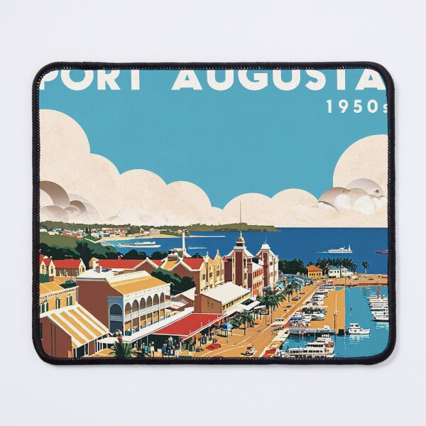Item preview, Port Augusta Australia Vintage Travel Tourism designed and sold by TravelersGems.