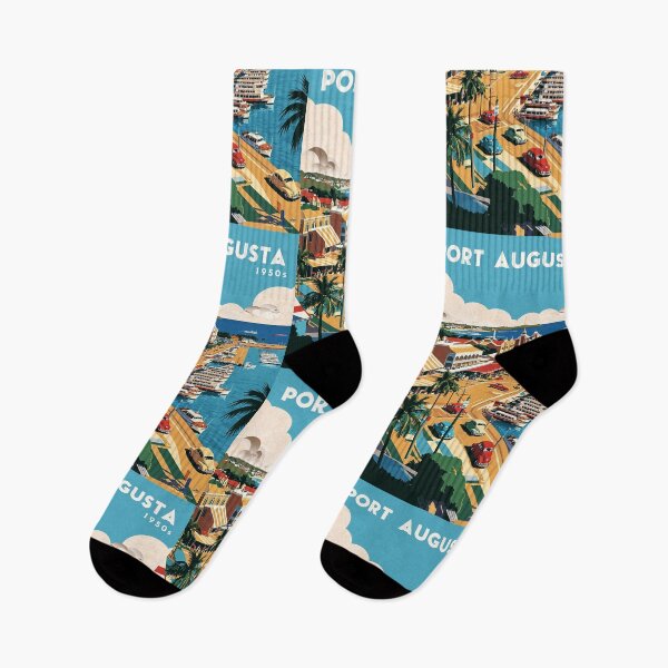Item preview, Port Augusta Australia Vintage Travel Tourism designed and sold by TravelersGems.