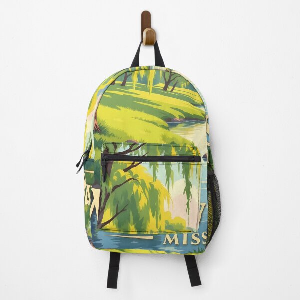Item preview, Willow Springs, Missouri, USA: Vintage-Style Painterly Travel Poster designed and sold by LSVart.