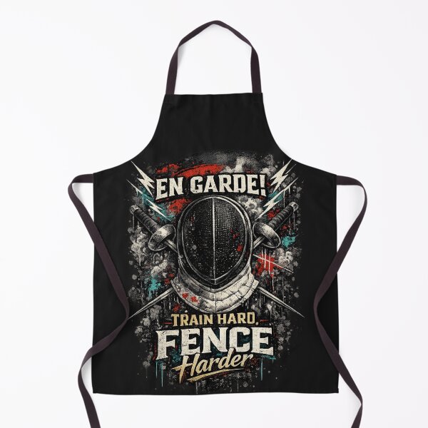 Item preview, En Garde! Train Hard, Fence Harder – Fencing T-Shirt Design designed and sold by ChillCharmStudio.