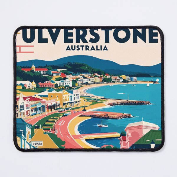 Item preview, Ulverstone Australia Vintage Travel Tourism 2 designed and sold by TravelersGems.
