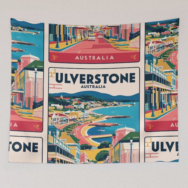 Item preview, Ulverstone Australia Vintage Travel Tourism 2 designed and sold by TravelersGems.