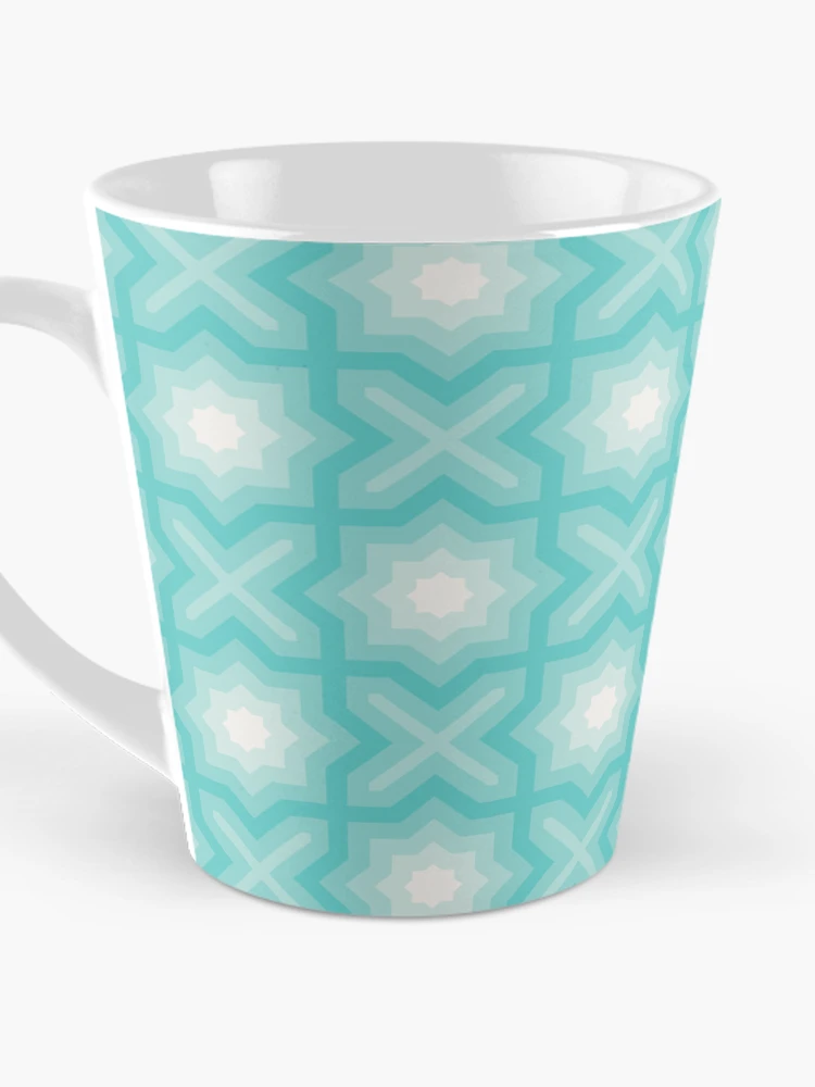 Thumbnail 3 of 4, Coffee Mug, Cloud Dancer Rising Rivulet Star Pattern designed and sold by PatternSalad.