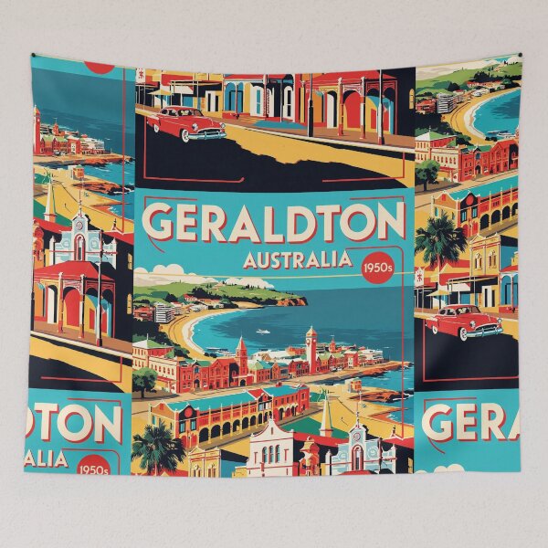 Item preview, Geraldton Australia Vintage Travel Tourism 2 designed and sold by TravelersGems.