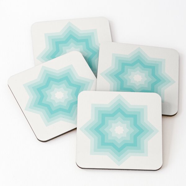 Item preview, Cloud Dancer Rising Rivulet Star Pattern designed and sold by PatternSalad.