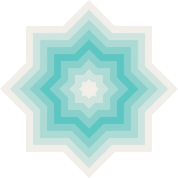 Artwork thumbnail, Cloud Dancer Rising Rivulet Star Pattern by PatternSalad