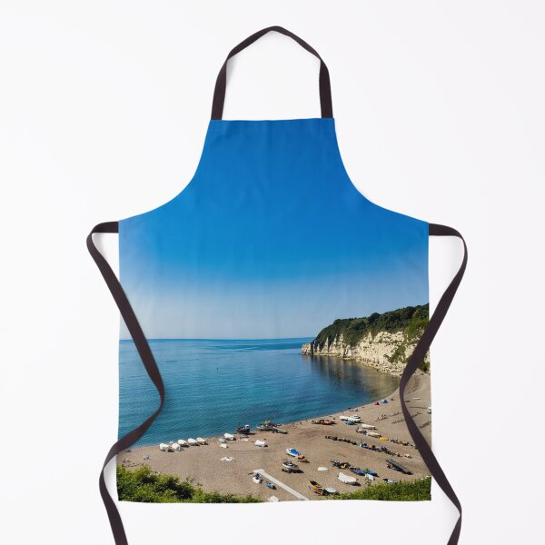 Item preview, Beer Beach Devon | Scenic UK Coastal Photography Print designed and sold by leonwoods.