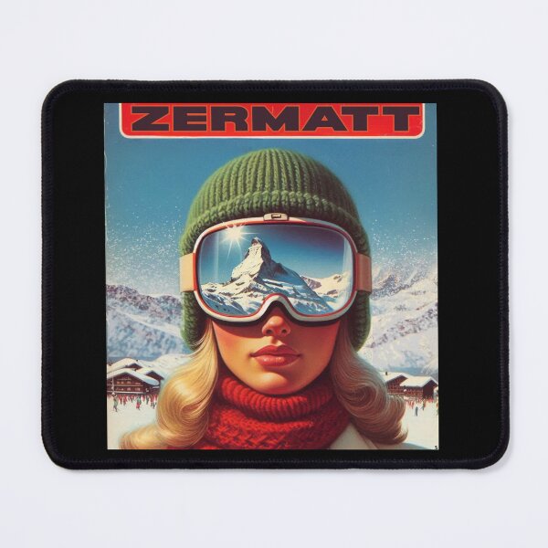 Item preview, Zermatt Switzerland Matterhorn Ski Goggle Reflection| Winter Sports Series designed and sold by SHELOPS.