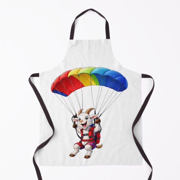 Item preview, Parachuting Goat designed and sold by TenderPawStudio.