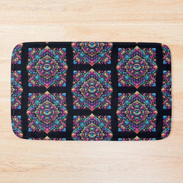 Item preview, Mystic Eye Mandala – Psychedelic Symmetry Design designed and sold by Dogandesighn.