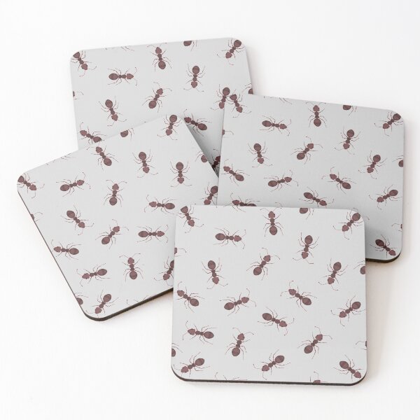 Item preview, Illustrated Brown Ants on Light Gray  designed and sold by KSimpson838.
