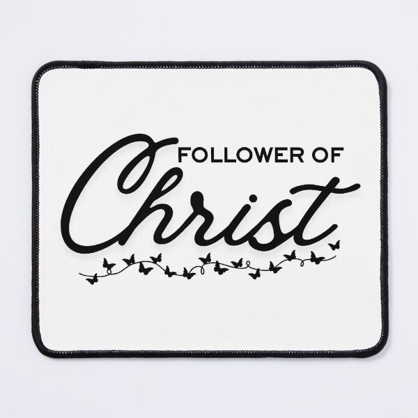 Item preview, Follower of Christ – Minimalist Black Typography Christian Design designed and sold by MoriaStore.