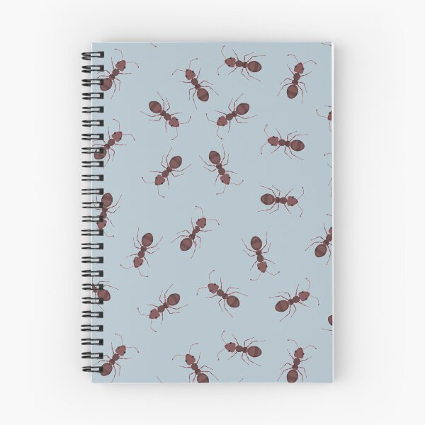 Item preview, Illustrated Brown Ants on Pale Blue designed and sold by KSimpson838.