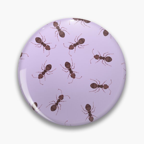 Item preview, Illustrated Brown Ants on Pale Purple designed and sold by KSimpson838.
